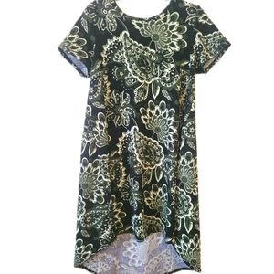 EUC Lularoe Carly Dress Paisley print sz XS